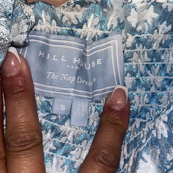 Hill House The Ellie Nap Dress
Snowflake Blue White Brocade
Women's #058 - Picture 8 of 9